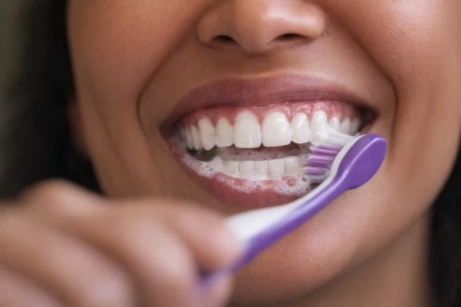 teeth brushing